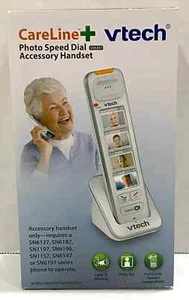 VTech CareLine+ Photo Speed Dial Accessory Handset SN6307, White - Unused - Zdjęcie 1 z 6