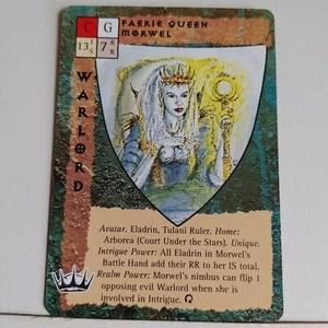 Blood Wars CCG  (Warlord)  "FAERIE QUEEN MORWEL"  First Edition  Rare  NM   - Picture 1 of 1