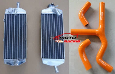 Radiador + Manguera Aluminio Para 2003-2007 KTM 400 450 525 EXC/MXC 2004 2005 2006 Foto 1 de 4