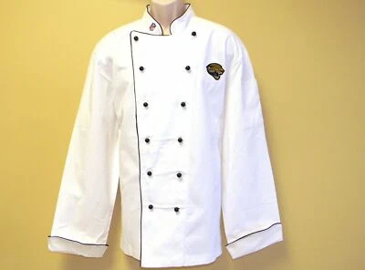 NFL JACKSONVILLE JAGUARS Premium Chef Coat 100% Cotton XL Size Football Chief - Image 1 of 4