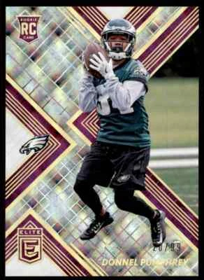 2017 Panini Elite Purple RC Donnel Pumphery 20/99 Philadelphia Eagles - Image 1 of 2