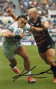 Ken Sio Hand Signed Salford Red Devils 6x4 Photo Rugby League Autograph 1 - Picture 1 of 1