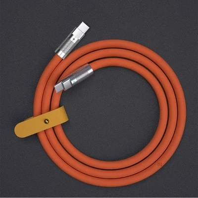 120W USB C Fast Charge Cable Liquid Silicone PD Quick Charge - Image 1 of 4