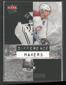 2007-08 Ultra #DM6 Saku Koivu Difference Makers - Picture 1 of 2