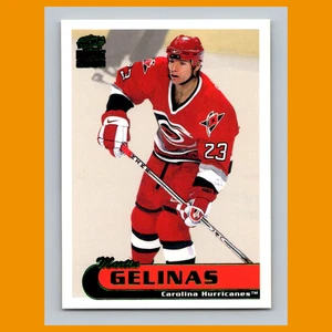 Martin Gelinas #45 1999-00 Pacific Paramount Emerald Carolina Hurricanes Hockey - Picture 1 of 3
