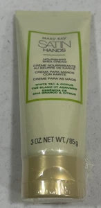 Mary Kay Satin Mani Nutriente Crema Karitè Tè Bianco e Agrumi Nuovo/Sigillato! - Foto 1 di 3