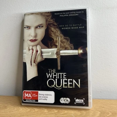 The White Queen - 3 X Disc Set * Rare R4 DVD set STARZ original MA15+ Free Post - image 1 of 4