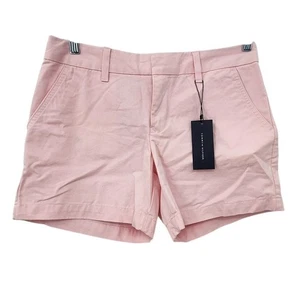 New NWT Tommy Hilfiger Pink Casual Chino Shorts 5" Inseam Size 4 - Picture 1 of 10