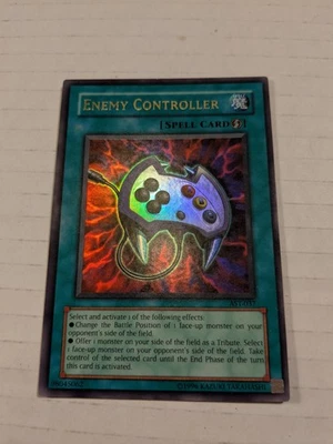 Yu-Gi-Oh! Enemy Controller AST-037 Unlimited Ultra Rare OG Print - Image 1 of 4