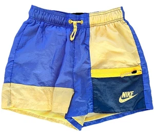 Nike Women's Running Gym Shorts Icon Clash Size XS Retro Colorblock Pattern - Picture 1 of 4