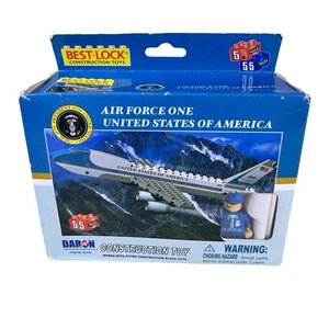 Daron Air Force One Airplane construction Toy Blocks 55 Pcs NEW with figure - Picture 1 of 2