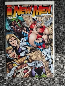 1995 Image Comics / New Men #17 / Team vs Strongman Villain / Underground Battle - Picture 1 of 1