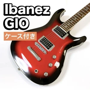 Ibanez GIO GSZ 220 Electric Guitar with Case Red Color Excellent Condition - Picture 1 of 9