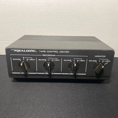 Realistic Tape Control Center  Three Deck Model 42-2115 Radio Shack Vintage 🔥 - Image 1 of 4