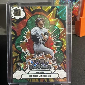 Reggie Jackson 2025 Panini Donruss BOMB SQUAD GREEN XPlosion /25 SSP Yankees - Bild 1 von 4