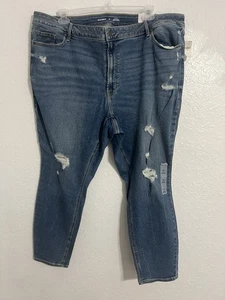 Jeans Old Navy donna taglia 26 Rockstar super skinny blu invecchiato elasticizzato 303 - Foto 1 di 10