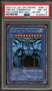 Yu-Gi-Oh! Obelisk The Tormentor Game Boy Advance Secret Rare Promo GBI-002 PSA 8 - Picture 1 of 2