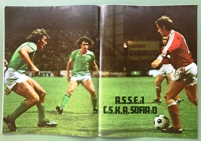 FOOTBALL ONZE HS 03 SPECIAL COUPE EUROPE 1976 AVEC SAINT-ETIENNE - CSKA SOFIA - Photo 1/4