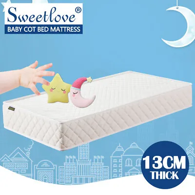 Premium Baby Kids Cot Crib Bed Mattress Spring Foam Baby Mattress Breathable • 69.98$