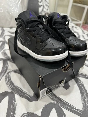 Zapatos para niños pequeños Nike Air Jordan 1 Mid SE 'Space Jam' DV1338 004 - Talla 7C Foto 1 de 4