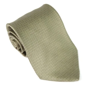Corbata de colección NEO Bill Blass para hombre bronceada a cuadros 59x4 pulgadas 100 % seda - Imagen 1 de 5
