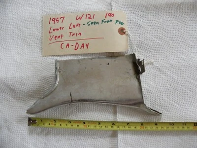 Mercedes Benz Ponton W120 W121 180a 190 Lower Left Below Hood Vent Trim  CA-DA4 Foto 1 de 4