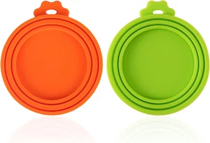 Silicone Pet Can Lids 2 Pack of Bpa-Free Universal Covers for Dog and Cat Food C - Picture 1 of 7