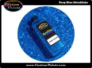 DEEP BLUE Metal Flake 1lb Large - .015 Hex, Custom, HOK, Automotive plasti dip - Picture 1 of 1