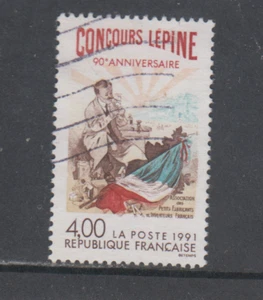 FRANCE : 1991 - USED - SCOTT # 2256 FLAG - Picture 1 of 1