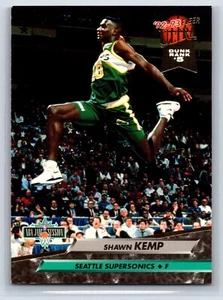 1992-93 Ultra #205 Shawn Kemp Dunk Rank Seattle SuperSonics - Picture 1 of 2