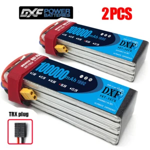 Batería DXF 2 piezas 5S 10000 mAh Lipo 18,5 V 100 C TRX RC Lipo batería barco camión - Imagen 1 de 9