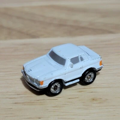 Vintage 1989 Galoob Micro Machines Mercedes Benz 450 White Miniature Diecast Car - Image 1 of 4