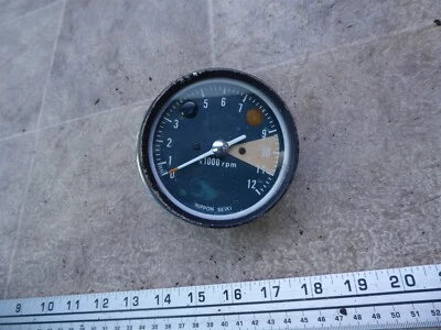 Honda CB350 H729-1 1971) tacómetro tacómetro calibre funciona #2 Foto 1 de 4