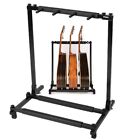 Triple Folding Multiple Guitar Stand 3 Holder Rack Band Stage Bass Acoustic