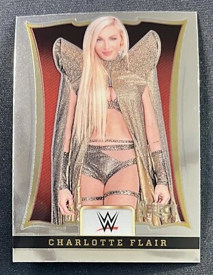 Charlotte Flair 2024 Panini Select WWE SELECT THROWBACK INSERT Card #3 - Image 1 of 3