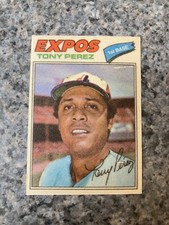 1977 Topps Cloth Stickers #37 Tony Perez