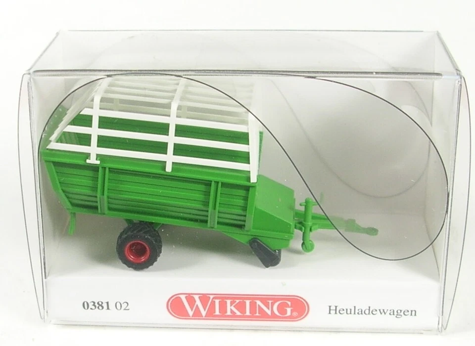 Heuladewagen (Verde/Bianco ) 1985-1998 1:87 WIKING - Immagine 1 di 1