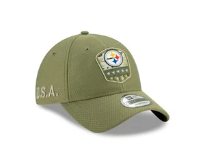 Pittsburgh Steelers New Era Salute to Sevcies 9TWENTY Mütze verstellbar - oliv - Bild 1 von 7