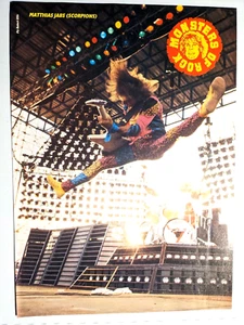 PÓSTER PINUP PÁGINA COMPLETA DE PÁGINA COMPLETA DE SCORPIONS / MATTHIAS JABS LIVE / MOTORHEAD REVISTA MOTORHEAD - Imagen 1 de 4