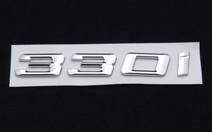 Trunk Lid Rear Emblem Badge Chrome Letters 330i fit for BMW 3-Series E46 E90 F30 - Picture 1 of 1