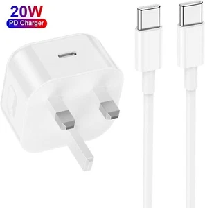 Fast Charging Cable or Charging Plug for iPhone 16 iPhone 16PRO iPhone 16PROMAX - Picture 1 of 5
