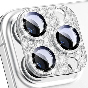 Protector de lente de vidrio templado diamante brillante para iPhone 16 Pro Max 15 14 13 12 11 - Imagen 1 de 24