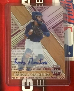 2019 Elite Extra Edition Autographs Aspirations Purple Randy Florentino 014/100 - Picture 1 of 1