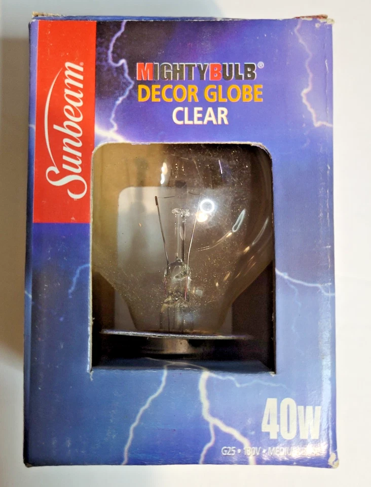 Globo decorativo Sunbeam MightyBulb transparente 40w 340 lúmens - Imagem 1 de 4