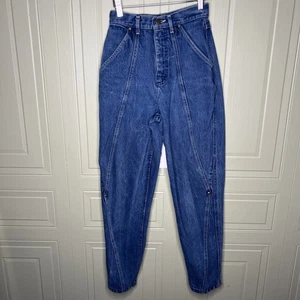 Vintage Lee Jeans Size 3 Union Tag 80s High Rise Tapered 23x28 - Picture 1 of 9