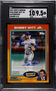 2024 Topps Boomer’s Baseball Orange #10 Bobby Witt Jr /10 – SGC 9.5 – KC Royals - Bild 1 von 2