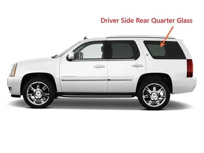 Fits 2007-2014 Chevy Tahoe GMC Yukon Driver Side Left Quarter Window Glass - Imagem 1 de 4