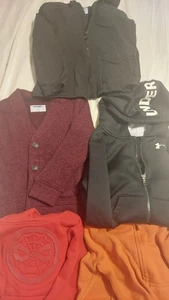Time To Go Back To School. Lot Of 5 Boys Cool Weather Wear Size 4-5,5,and 6. - Picture 1 of 6
