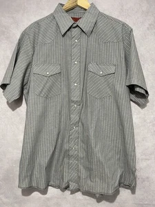Rustler Western Shirt Men’s Short Sleeve Snap Close Size XL #284 - Picture 1 of 6