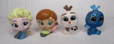 Disney Doorables Frozen Elsa Olaf Anna y Exclusivo Azul Olaf Lote 4 Figuras Foto 1 de 4